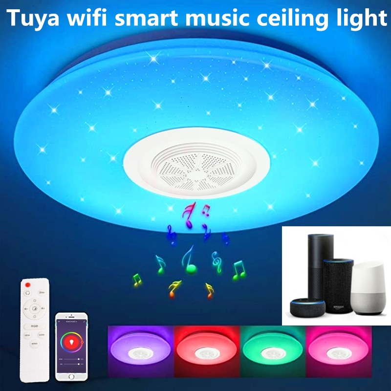 WiFi RGB Ceiling Light with Loudspeaker
