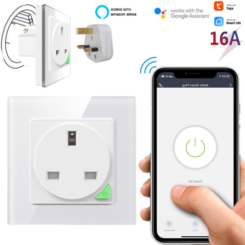 Zigbee Wall Socket (EU/UK/FR)
