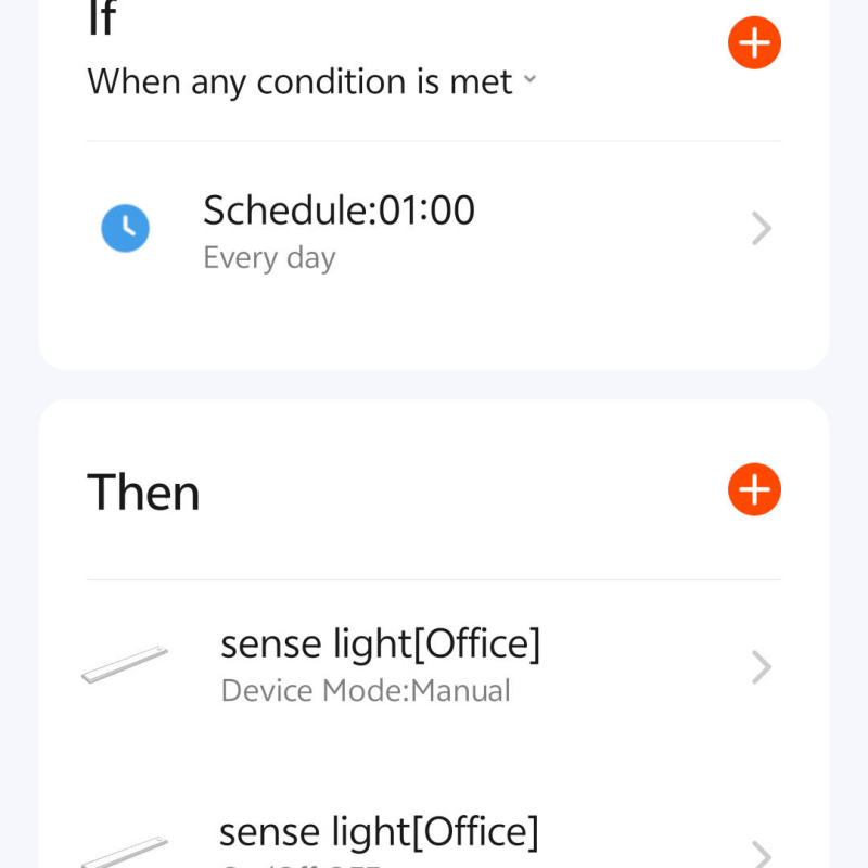 WiFi RGB Sense Light